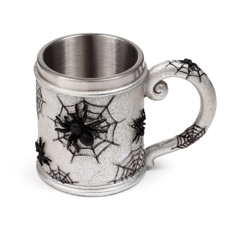 Tasse de boisson Web décorative d'araignée