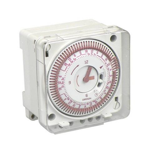 Interrupteur horaire Grasslin analogique 1 canal 7x24 heures tactique 171,1 (h)