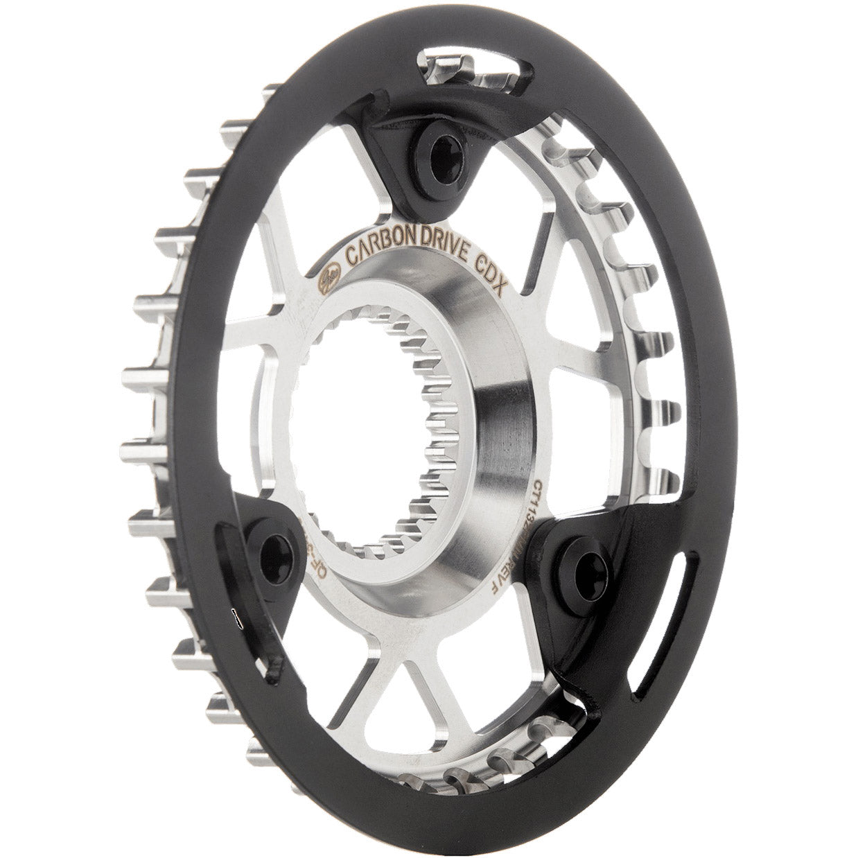 Gates Gear CDX 32T Pinion avec bord de protection en acier inoxydable