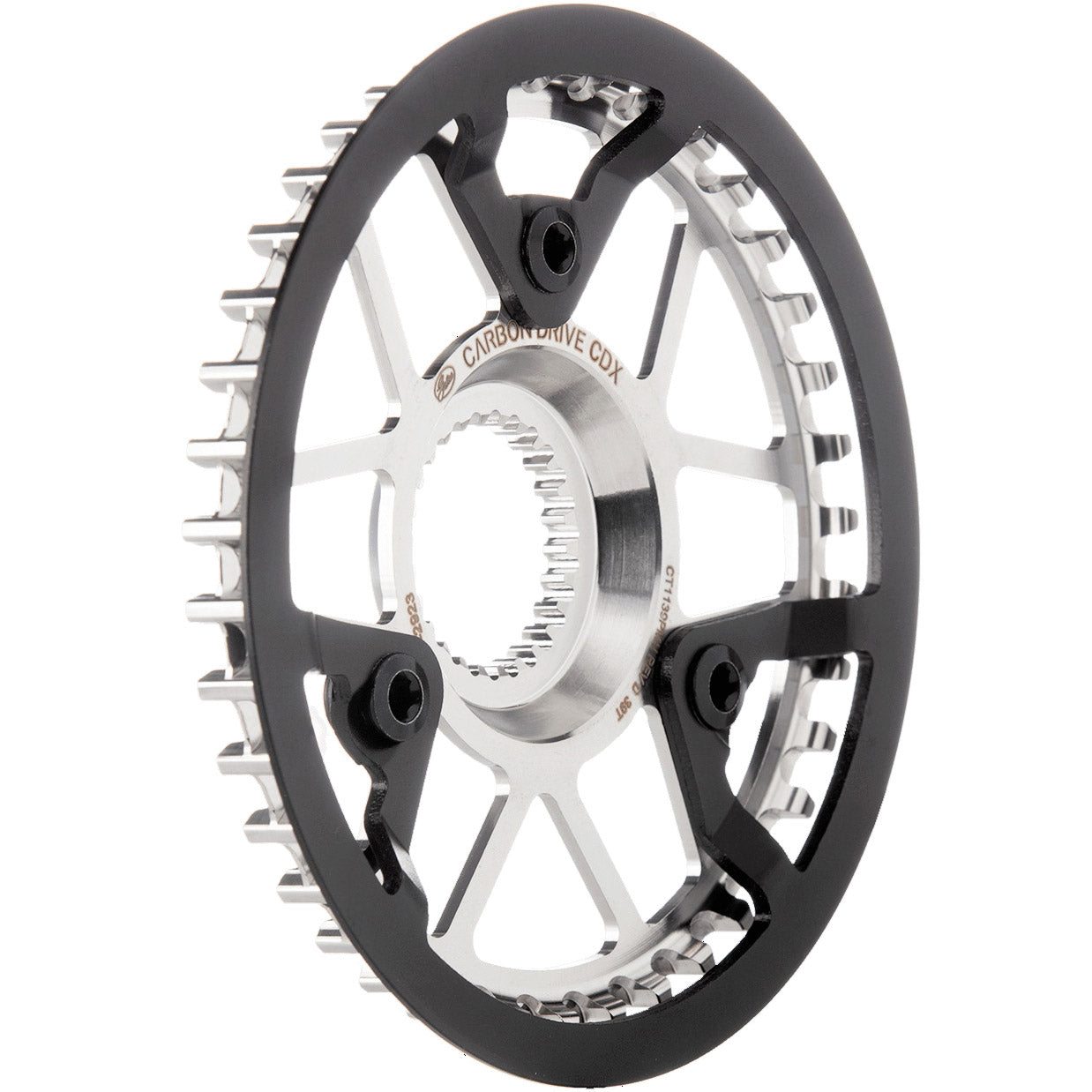 Gates Gear CDX 39T Pinion avec bord de bord de protection en acier inoxydable