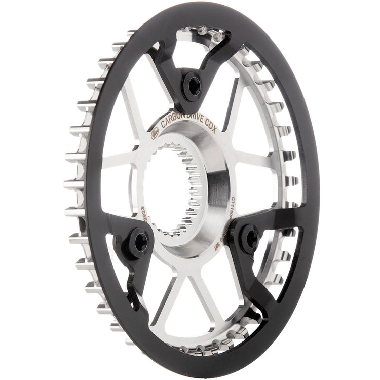 Gates Gear CDX 39T Pinion avec bord de bord de protection en acier inoxydable