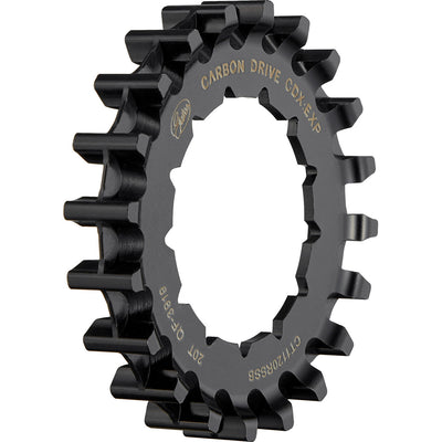 Pignon Gates cdx 20t rohloff cannelé noir