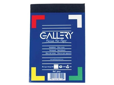 Bloc-notes Gallery, ft a7, ligné (100 feuilles)