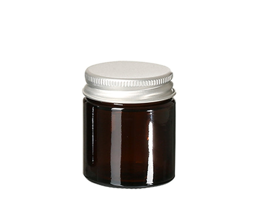 Bocal en verre à carré juste avec couvercle vide 30 ml