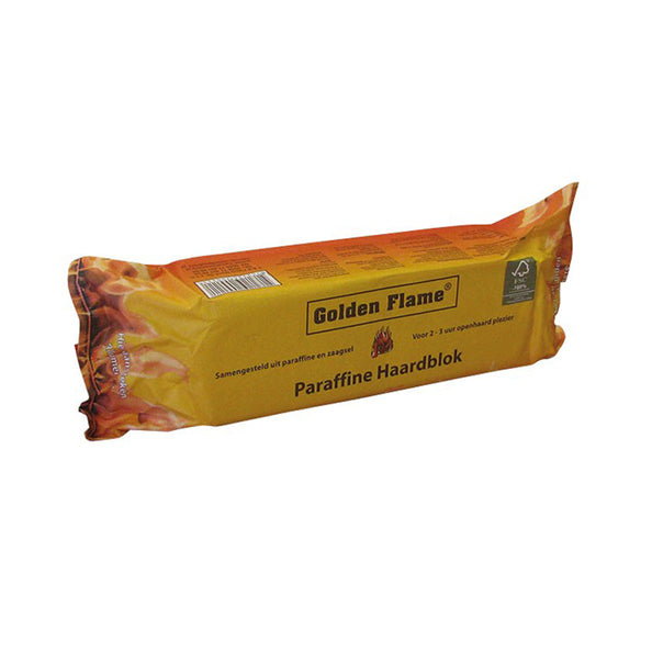 Bûches de paraffine flamme dorée (12x 1,1kg)
