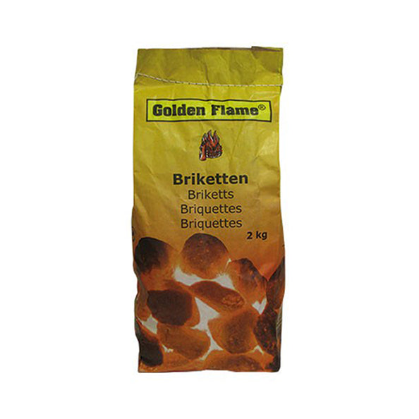 Briquettes flamme dorée (8x 2kg)