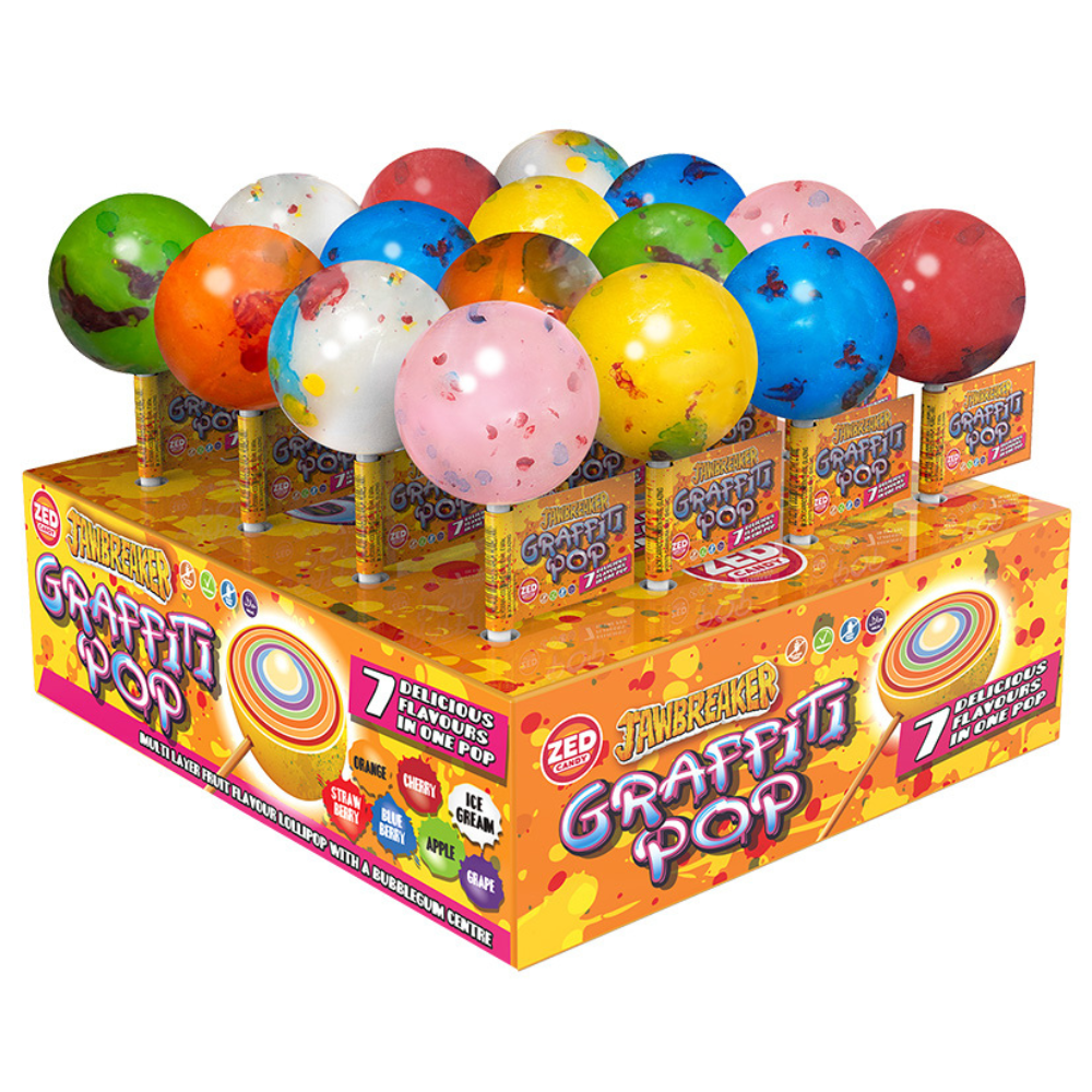 Zed bonbons graffiti pop (16x 55gr)