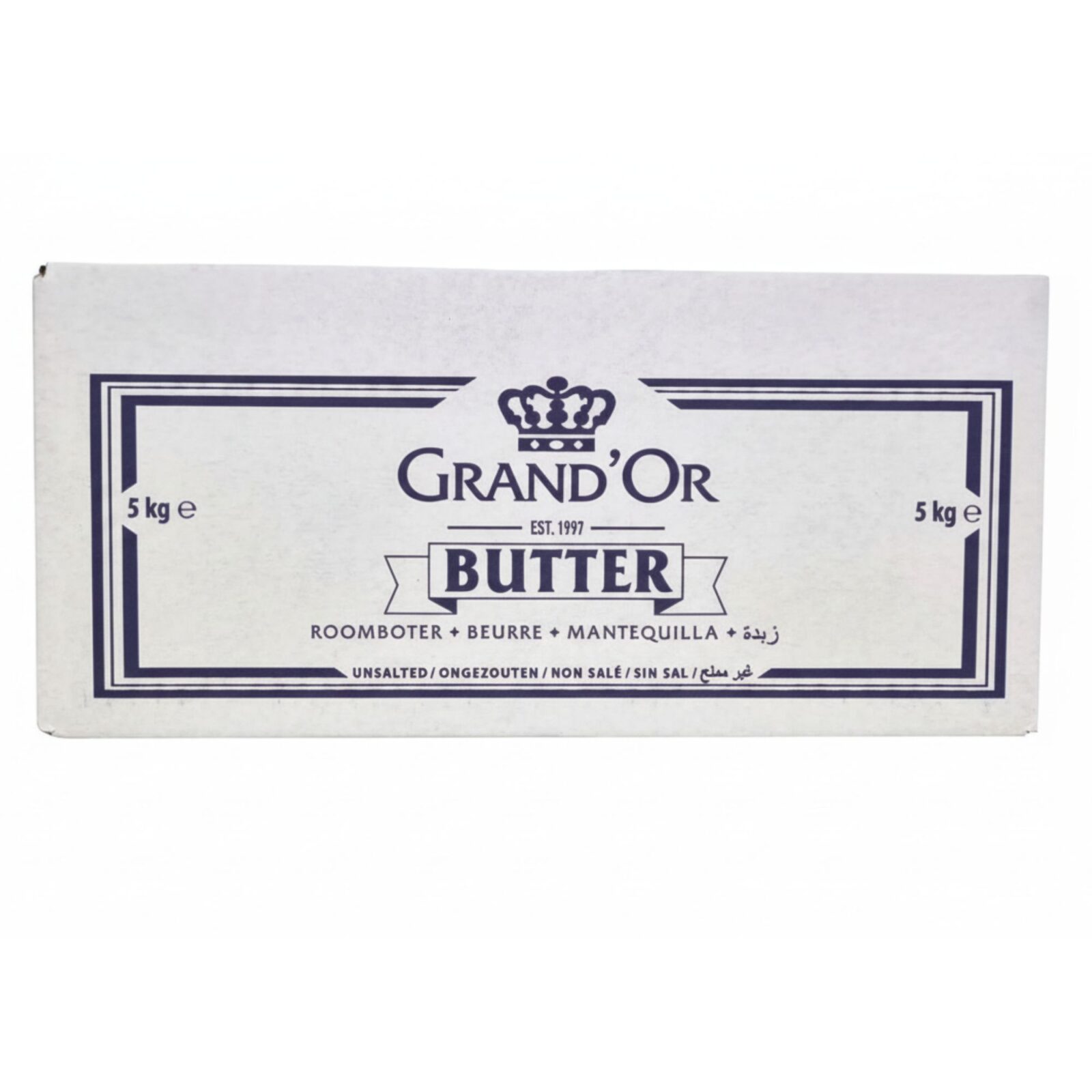 Beurre Grand'or 82% non salé (5kg)