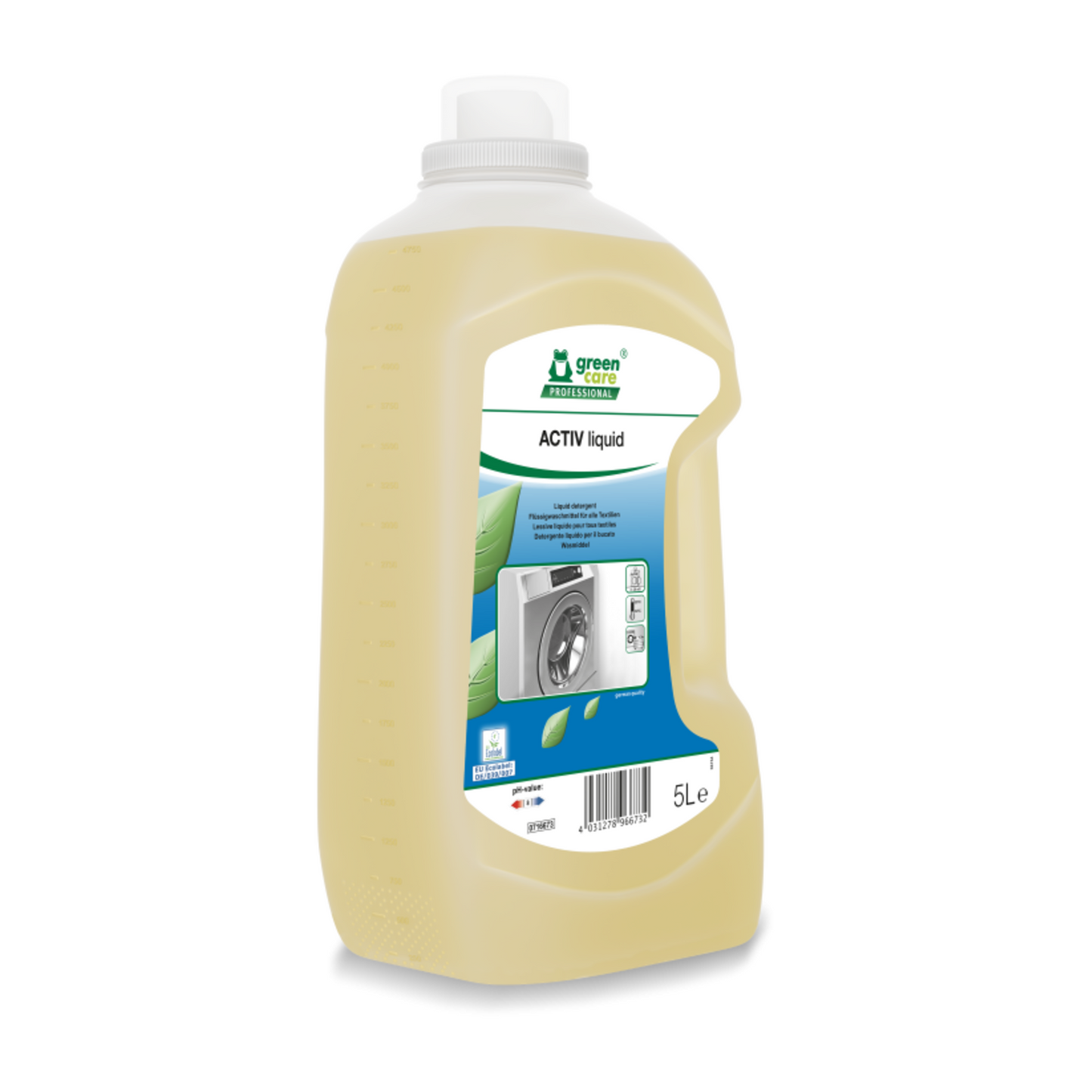 Détergent liquide actif Green Care Professional (5 litres)