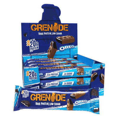 Grenade oreo hyperprotéiné et faible en sucre (12x60gr)