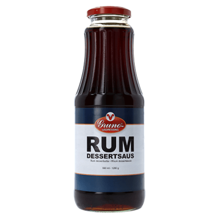 Sauce dessert Gruno au rhum (1 litre)