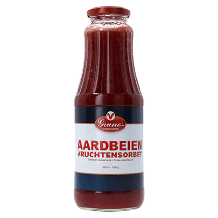 Sorbet aux fruits Gruno fraise (1 litre)