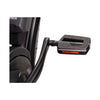 Pédale asleger 9 16 ergotec - noire en acier inoxydable