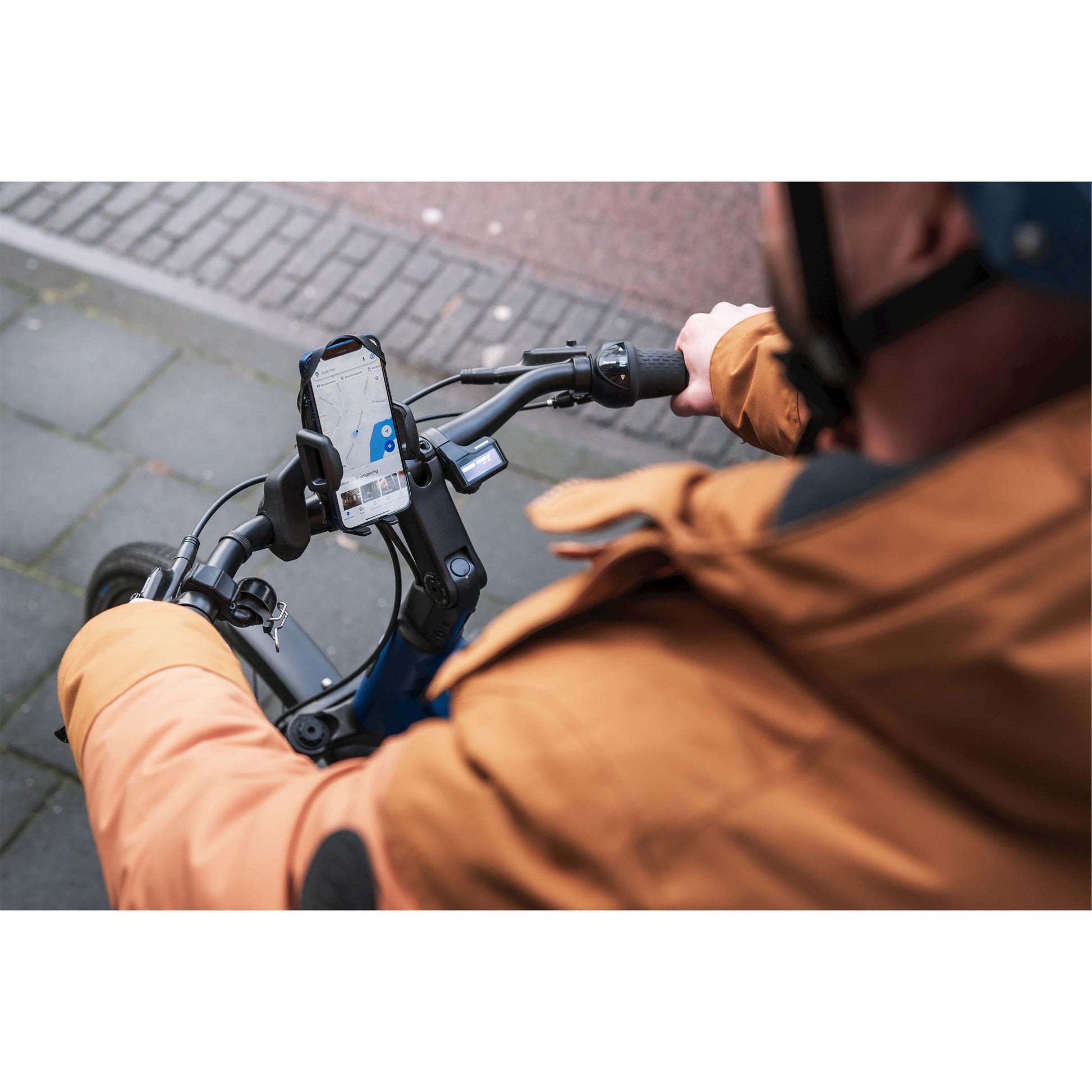 Support de téléphone Ergotec pour tube de guidon - noir