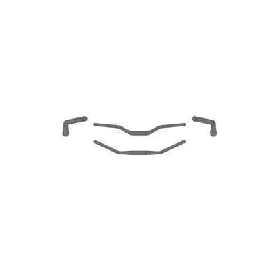 Steer Riser Bar 50 Comfort Ø31.8x720 - noir