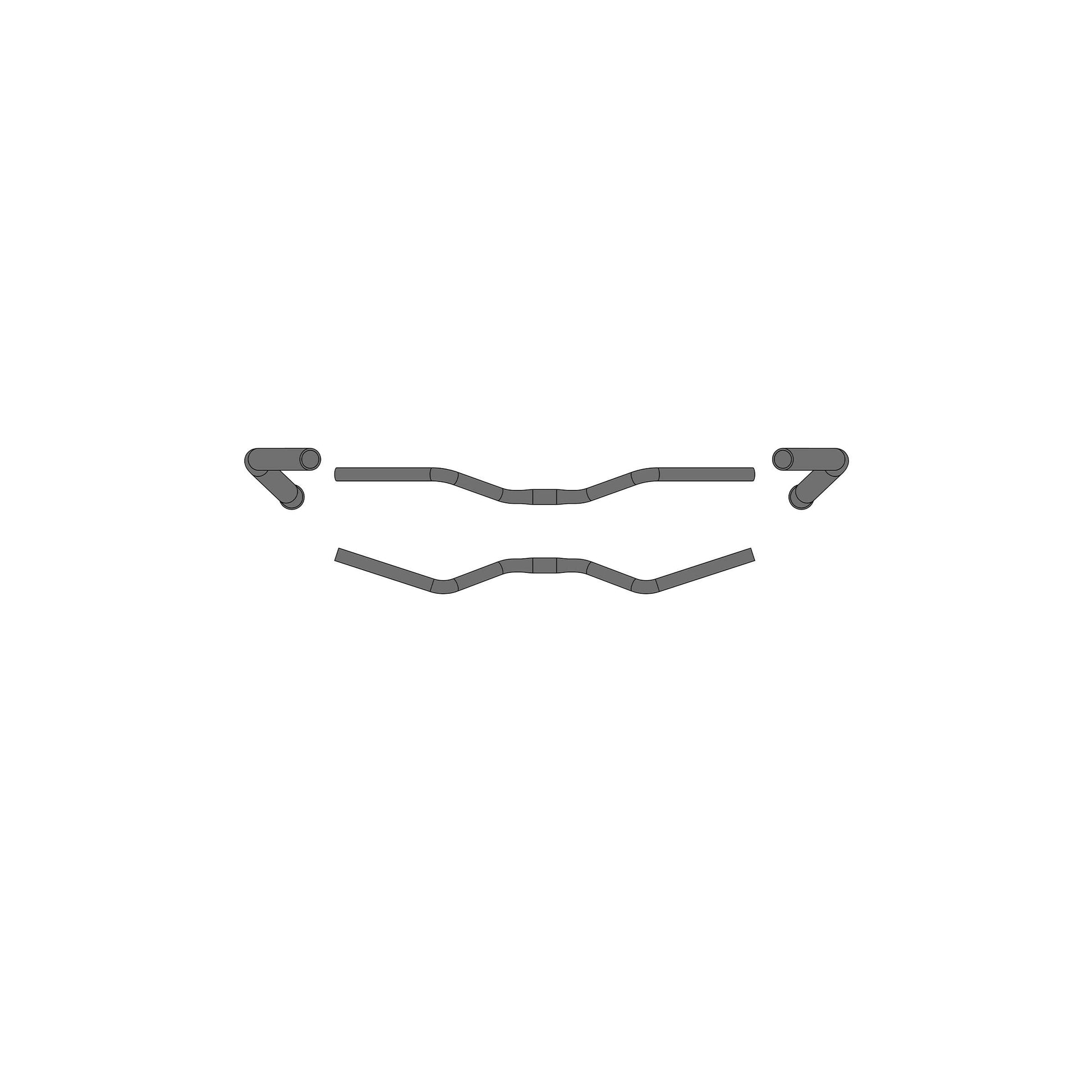 Ergotec Direering M-Bar M 25,4 Mas-NB noir