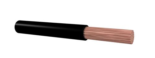 Câble de voiture dynamique 10mm² noir (rouleau=50m) p.p mtr