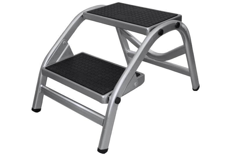 Marchepied de caravane Darwin double en aluminium