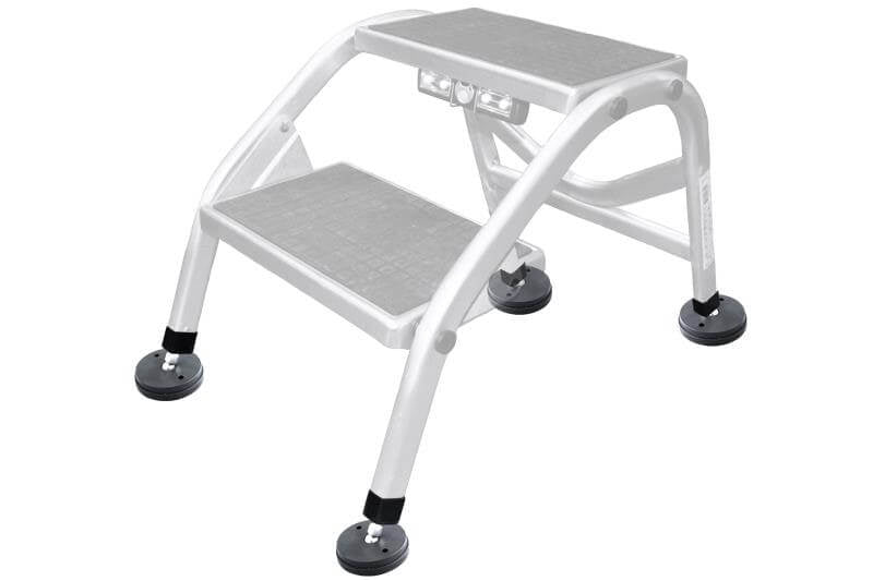 Pieds de marche London Darwin pour marchepied de caravane - lot de 4 pièces
