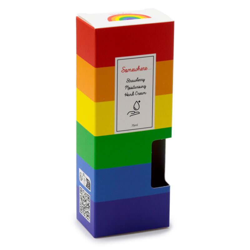 Quelque part Regenboog Handcreme 75 ml - Strawberry