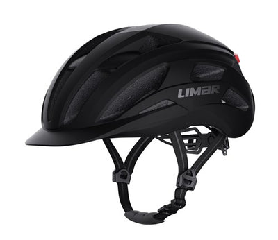 Casque limar torino l 57-61 mat noir avec LED
