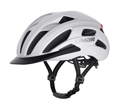 Helm Limar Torino L 57-61 Matt White avec LED