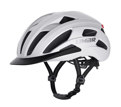Helm Limar Torino L 57-61 Matt White avec LED