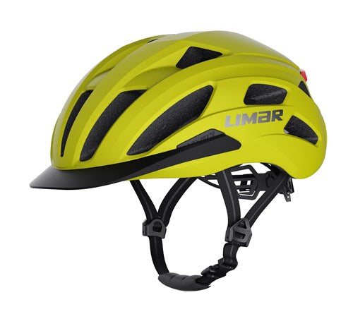 Helm Limar Torino L 57-61 Jaune de tapis avec LED