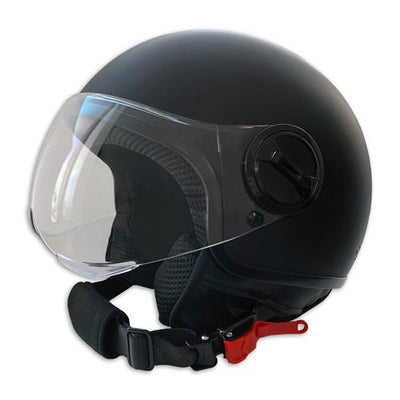 Protect Protect Urban Casque L pour le scooter et le vélo ECE Quality Mark Black