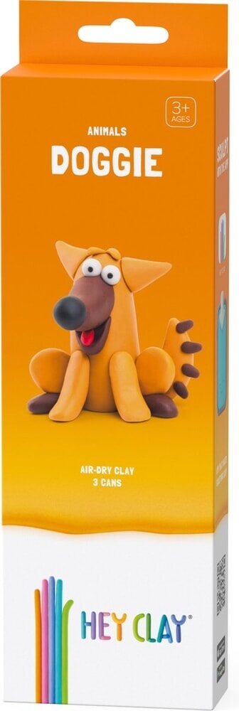 Hey-Clay Doggie 3 boîtes de pâte à modeler
