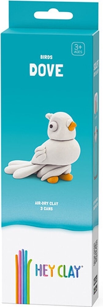 Hey-Clay Dove 3 boîtes de pâte à modeler