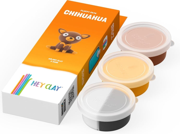 Pâte à modeler Hey-Clay Fluffy Pets Chihuahua