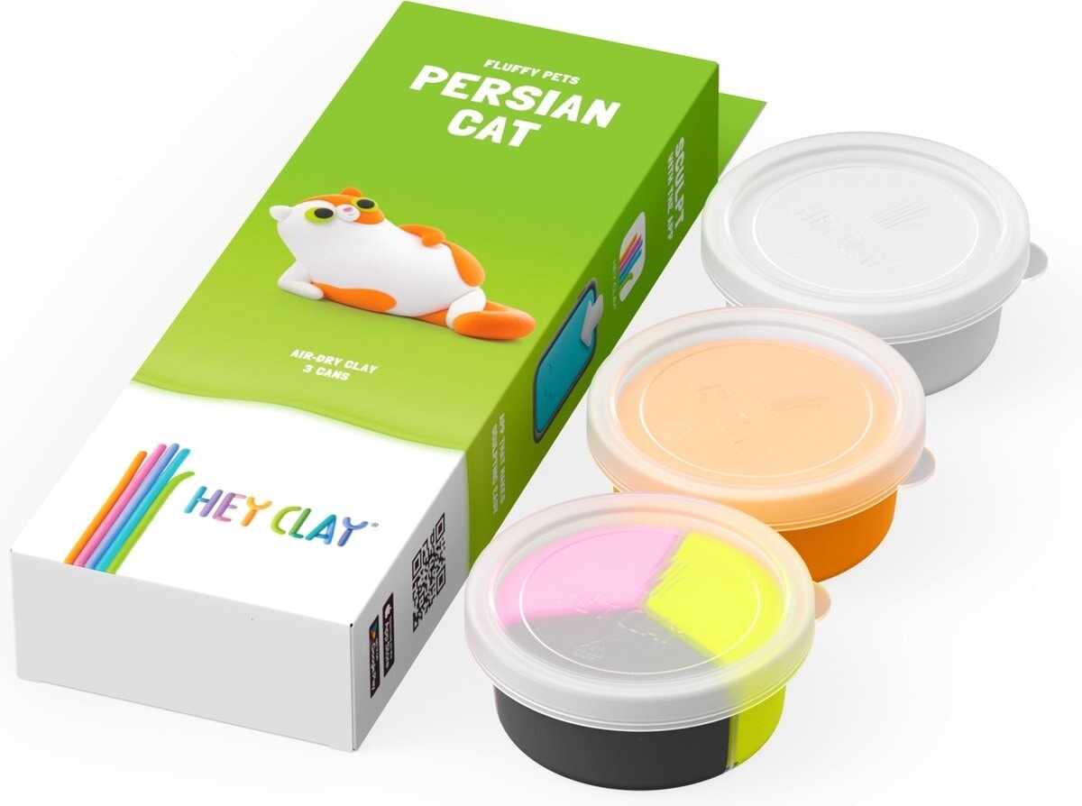 Pâte à modeler pour chat persan Hey-Clay Fluffy Pets