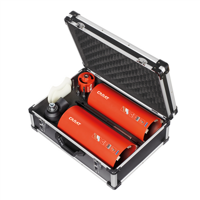 Carat Dustec jeu de forets diamantés 82 132 162 goupille de centrage étui porte-poussière