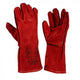 Gants de soudage rouges pro 36 cm