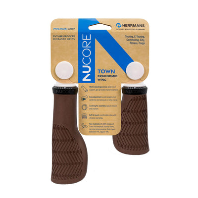 Sturmeyarcher Nuccore Town Wave Patrint 130 90 mm Ø22 mm Brown