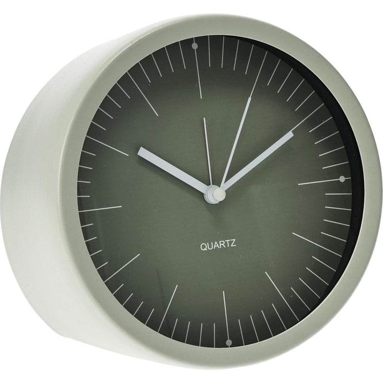 Horloge de décoration en métal sur pied 15x7cm