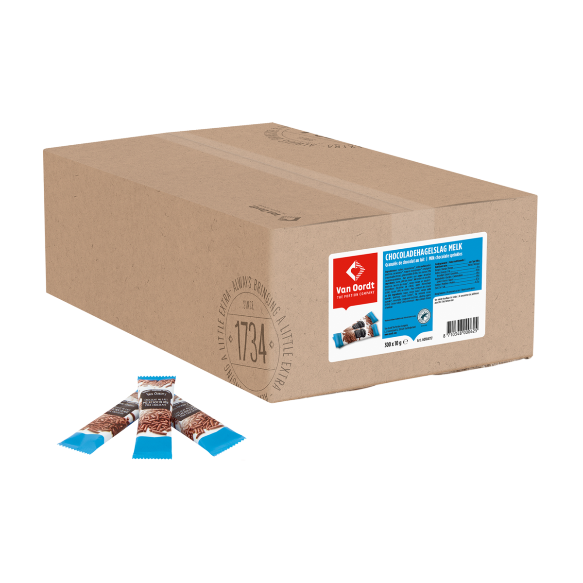 Van oordt pépites de chocolat au lait (300x 10gr)