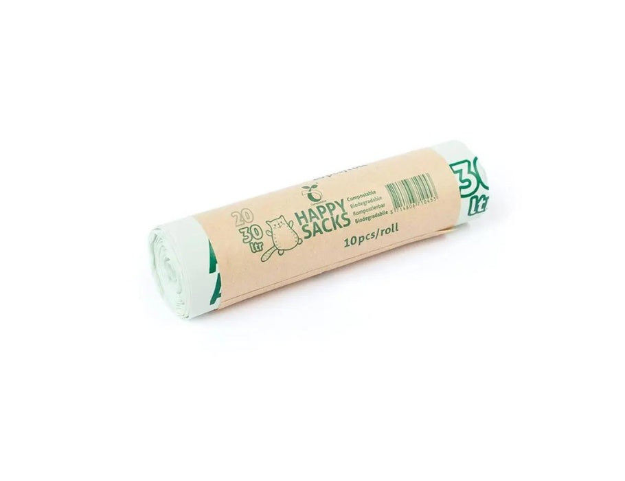 Sacs de sacs heureux sacs biodégradables 60 litres 10 pcs.
