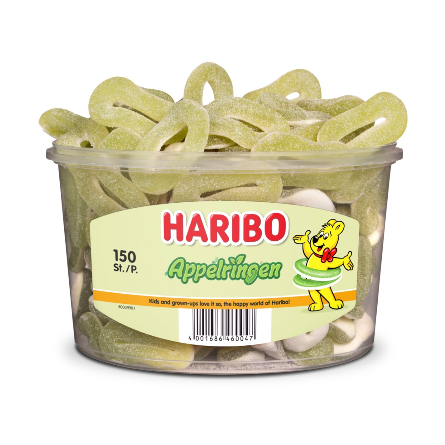 Rondelles de pommes Haribo (150 pièces)