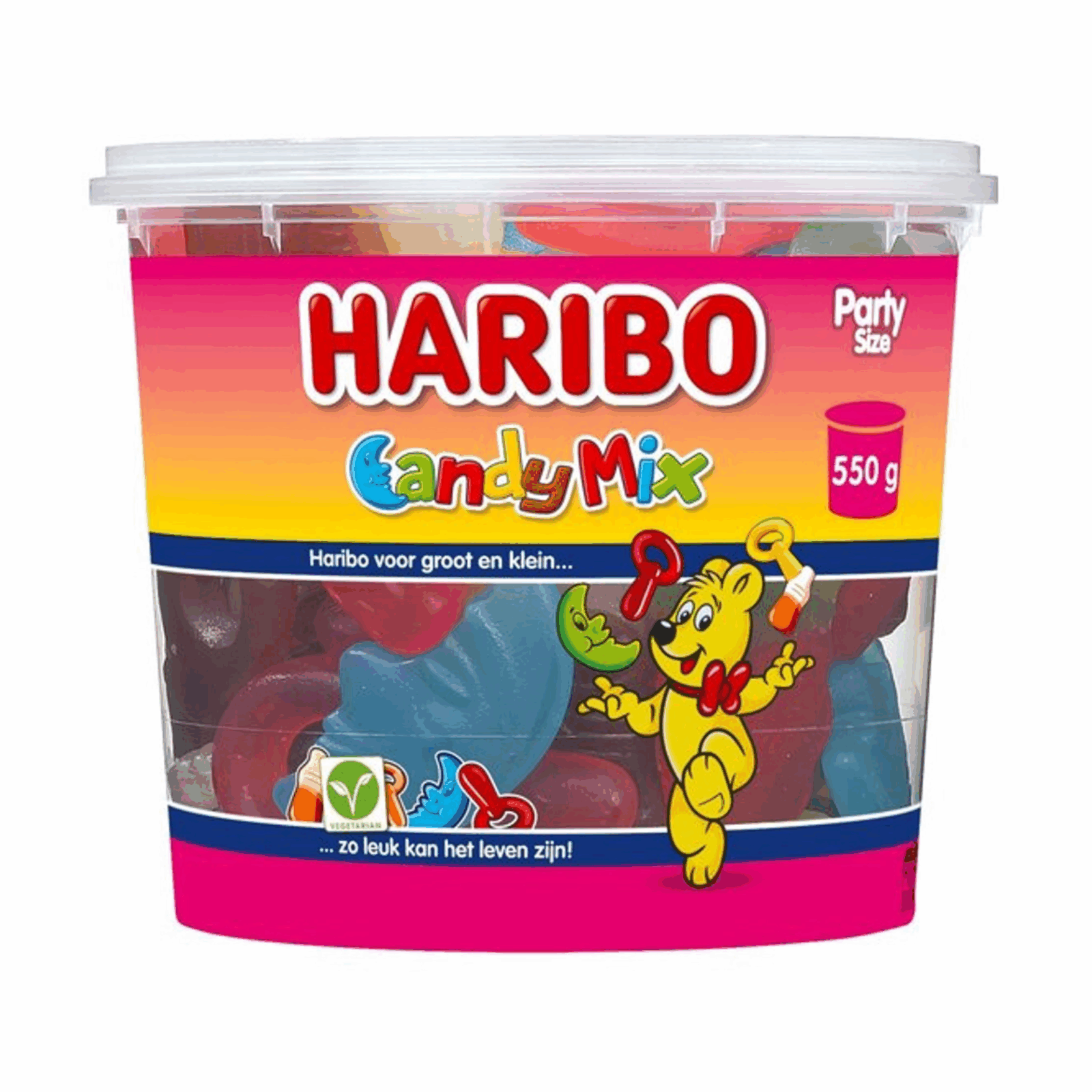 Silo de mélange de bonbons Haribo (6x 550gr)