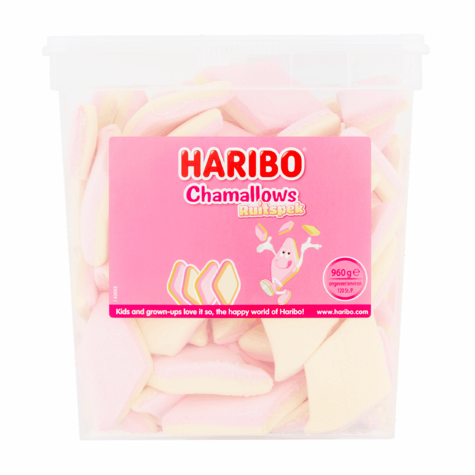Haribo chamallows bacon diamant (120 pièces)