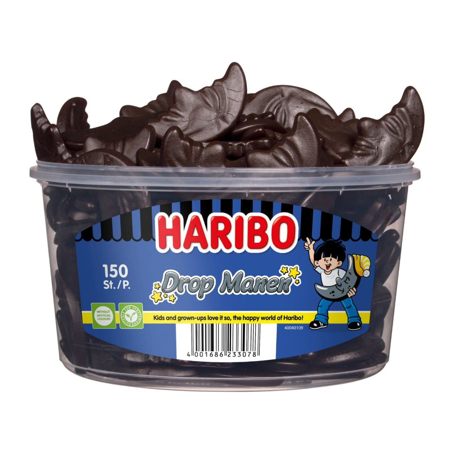 Demi-lunes de réglisse Haribo (150 pièces)