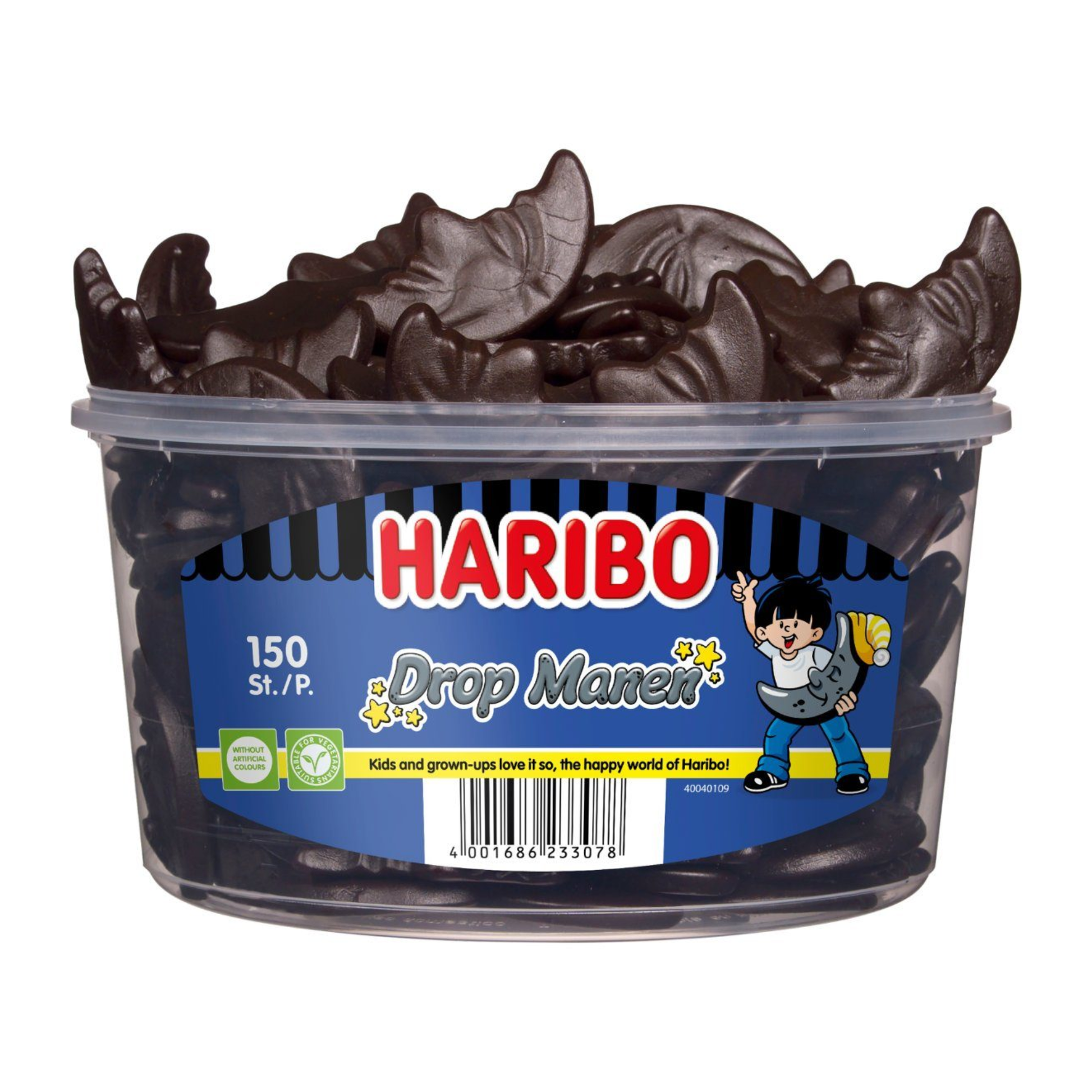 Demi-lunes de réglisse Haribo (150 pièces)