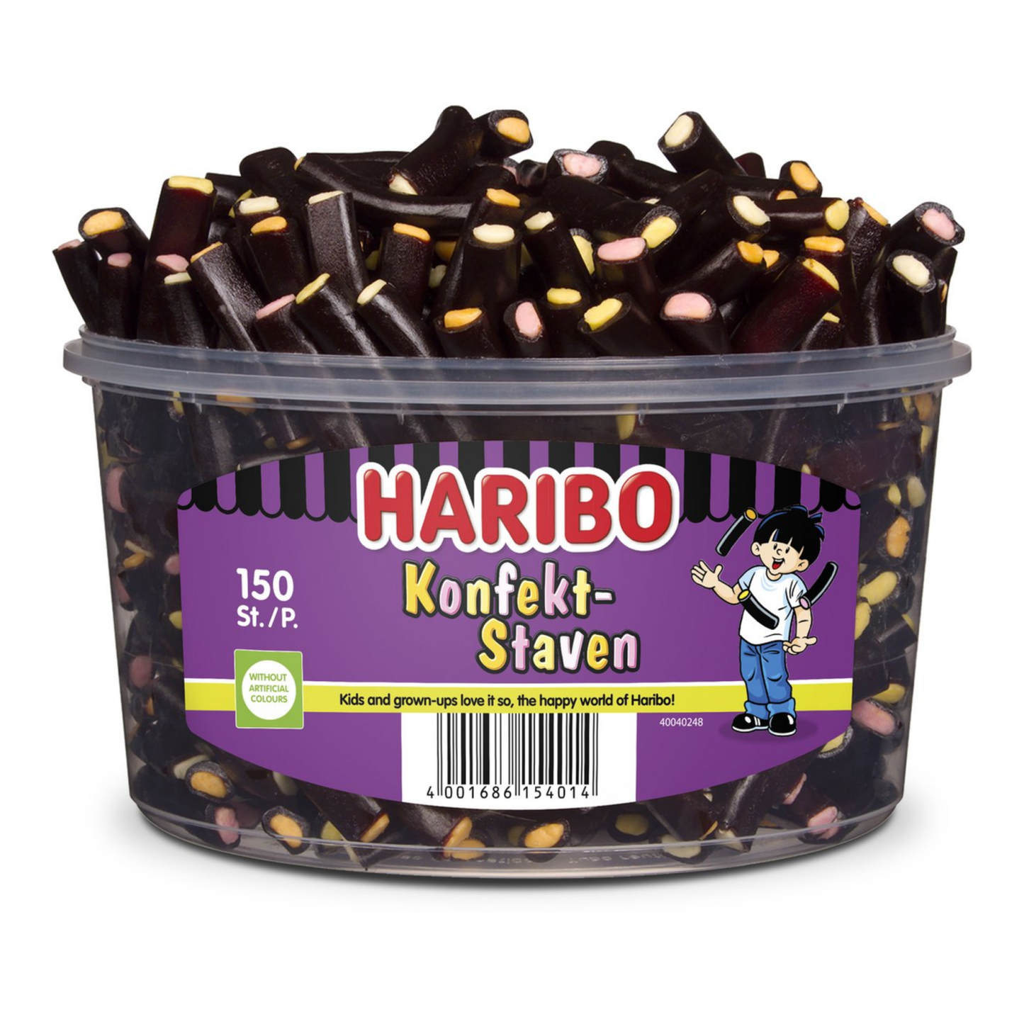 Barres chocolatées à la réglisse Haribo (150 pièces) (copie)