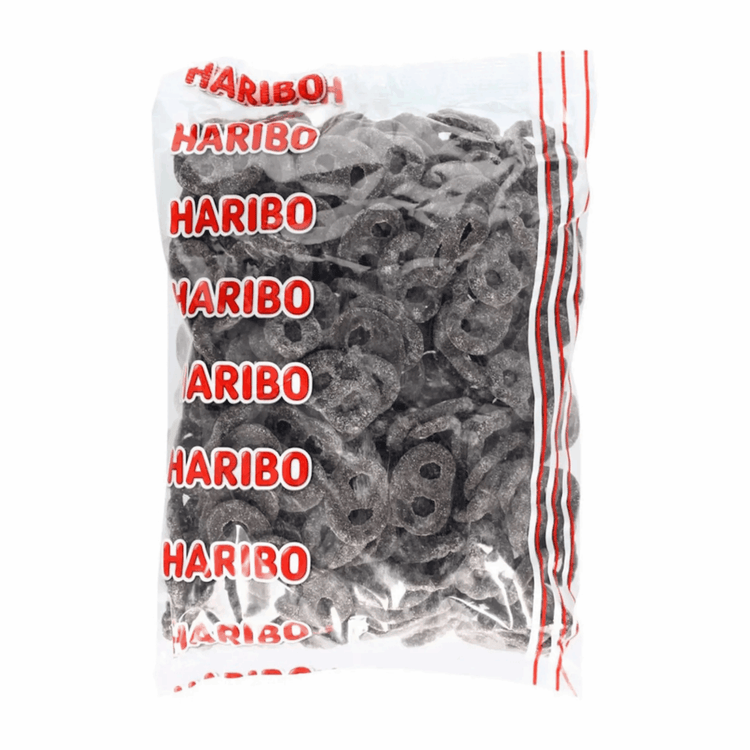 Bretzels à la réglisse Haribo (3kg)