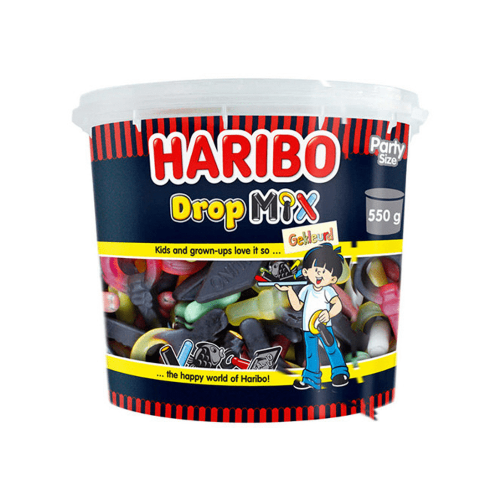 Silo de mélange de réglisse Haribo (6x 550gr)