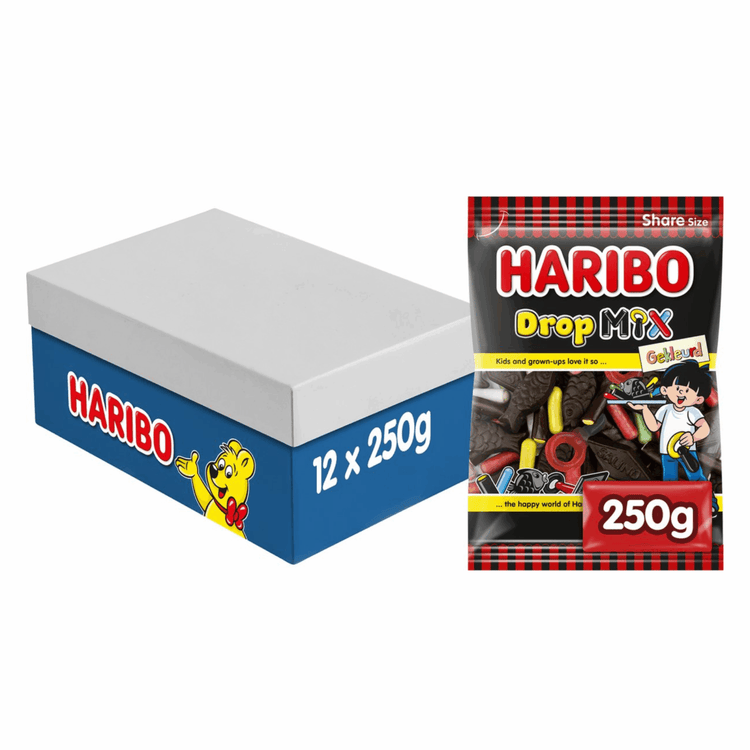 Mélange de réglisse colorée Haribo (12x 250gr)