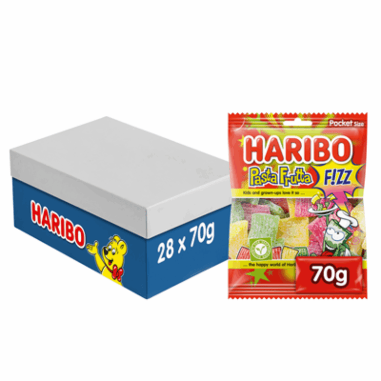 Sachet de pâtes frutta Haribo (28x 70gr)