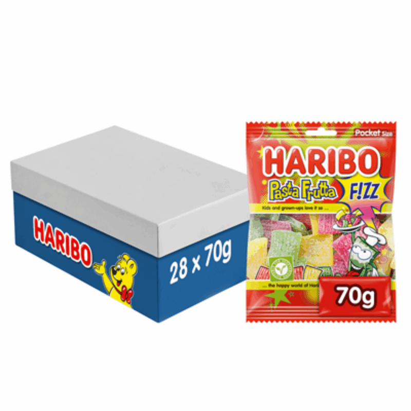 Sachet de pâtes frutta Haribo (28x 70gr)